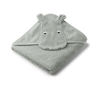 Cape de bain bébé Albert 70x70 cm Hippo Dove Blue