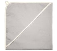 Cape De Bain Bébé En Coton Nid D'abeille Gris Clair TU