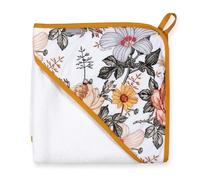 Ma première cape de bain en coton et bambou néo vintage néo vintage imprimé floral, be 75X75