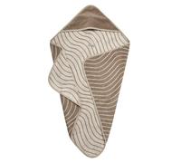 Cape de bain en coton BIO. Woodland. Cappuccino