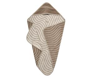 Cape de bain en coton BIO. Woodland. Cappuccino