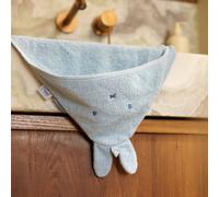 Cape de bain en éponge Miffy Cloudy Blue (75 x 75 cm)