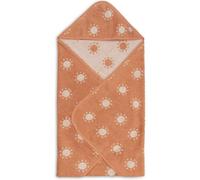 Jollein Serviette à capuche bébé Jacquard Sun 75 x 75 cm 100% coton éponge OEKO-TEX