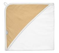 Cape de bain en gaze de coton jeanne biscuit TU