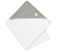 Sauthon – Cape de bain en gaze de coton Sauge 75 x 75 cm