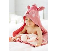 Cape de bain et gant de toilette Biche blush 100X100