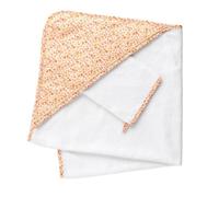 Sauthon Cape de bain et gant Esmée en coton blanc 75x75