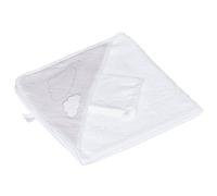 Cape de bain et gant en coton