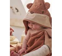 Cape de bain et gant HÉRISSON rouille 100X100