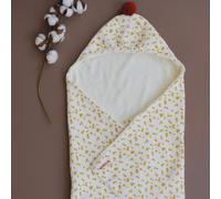 Domiva Cape de bain Honey Moon Coton ultra-doux absorbant Capuche intégrée 75x75
