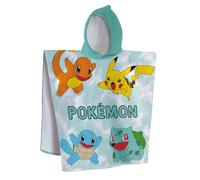 Cape De Bain Imprimée 100% Coton, Pokemon Green Vert 60X120