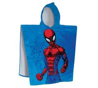 Cape de bain imprimée 100% coton, spiderman hero bleu 60X120