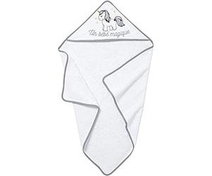 Cape de bain Licorne en éponge et jersey 80x80 cm - Babycalin