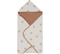 Jollein Serviette à Capuche pour Enfant - Style nostalgique - 100% Coton - 75 x 75 cm - Certifié Oeko-TEX - Serviette bébé à Capuche - pour Filles et garçons