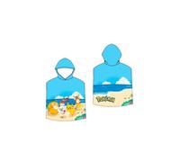 Cape de bain Pokémon - SAHINLER - Mixte - Enfant - 24 mois - 2 ans - Blanc - 50 X 100 cm - Polyester