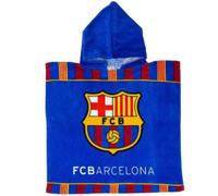 Cape De Bain - Poncho FC Barcelone - 100% Coton - 50 x110 cm - Couleur:Bleu Taille:Taille Unique - Bleu