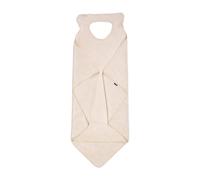 Cape de bain tablier xxl parent/bébé écru 100X100