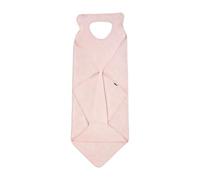 Cape de bain tablier XXL Parent/Bébé en viscose - 100x100 cm - Rose
