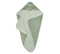 Cape de bain. Woodland. Coton Bio. Sauge