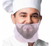 Cape de barbe protectrice - 100 pièces de couverture de barbe protectrice en nylon, filet de protection pour un homme | Ami, père ou tout simplement soigner, Beard Net Protector Men votre service