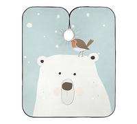 Cape De Barbier Bear And Bird Cape De Coupe De Cheveux Antistatique Cape De Coiffure Professionnelle Cape De Coiffeur Pour Protection Du Vêtement Teinture Accessoires De Salon 140x168cm