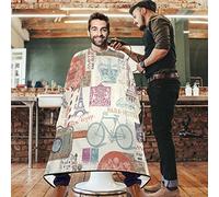 Cape De Barbier Eiffel Tower Statue Of Freedom Cape De Coiffure Lavable Cape De Coiffeur Professionnelle Robe De Coiffure Pour Teinture Protection Du Vêtement Accessoires De Salon 140x168cm