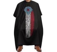 Cape De Barbier Flag Of South Yemen Finger Cape De Coiffure Antistatique Cape De Coiffeur Professionnelle Robe De Coiffure Pour Protection Du Vêtement Teinture Accessoires De Salon 140x168cm