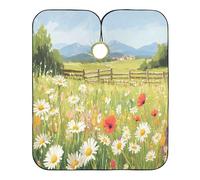 Cape De Barbier Fleurs Sauvages Des Prairies Unisexe Tablier De Coiffure Réglable Cape De Coupe Pour Coiffeurs Adolescents Hommes