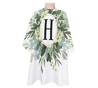 Cape De Barbier Lettre Monogrammée Initiale H Pour 140X168CM