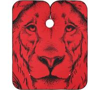 Cape De Barbier Lion Rouge Vintage Cape De Coiffure Pour 140X168CM