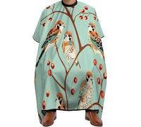 Cape De Barbier Motif De La Crécerelle Américaine Pliable Capes De Salon De Coiffure Unisexe Cape De Coiffure Pour Adolescents Hommes Coiffeurs