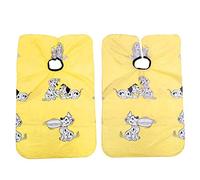 Cape de Barbier pour Enfants, Cape de Coupe de Cheveux pour Enfants avec Boucle Suspendue, Dessin animé pour Enfants pour Coupe de Cheveux et Coloration (Yellow)