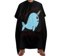 Cape De Barbier Sea Uni-Corn Cape De Coiffure Ajustable Cape De Coiffeur Professionnelle Robe De Coiffure Pour Protection Du Vêtement Teinture Accessoires De Salon 140x168cm