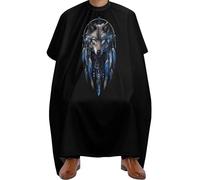 Cape De Barbier Wolf Dream Catcher Cape De Coiffure Lavable Cape De Coupe De Cheveux Antistatique Cape De Coiffeur Pour Accessoires De Salon Salon De Coiffure Protection Du Vêtement 140x168cm