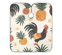 Cape De Cheveux Ananas Coq Barber Cape De Salon Professionnel Avec Fermeture À Pression Coupe Cheveux, Pour Le Lavage Des Cheveux, Coloration Des Cheveux, Femme, 140×168cm