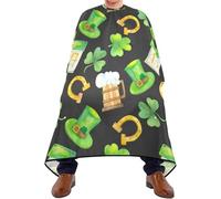 Cape De Cheveux Bière De La Saint-Patrick Barber Cape De Salon Professionnel Anti-Taches Lavable Tablier De Barbier, Pour Le Dyeing, Adultes, Femme, 140x168cm