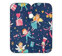 Cape De Cheveux Casse-Noisette De Dessin Animé Cape De Salon De Coiffure Anti-Taches Réglable Tablier De Barbier, Pour Le Dyeing, Femme, Adultes, 140x168cm