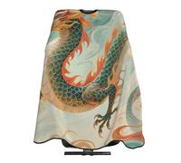 Cape De Cheveux Dragons Chinois Barber Cape De Salon Professionnel Réglable Perméable À L'Air Tablier De Barbier, Pour Adultes, Femme, Le Dyeing, 140x168cm