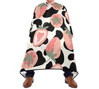 Cape De Cheveux Fraises Roses Tache De Vache Barber Cape De Salon Professionnel Réglable Anti-Taches Coupe Cheveux, Pour Adultes, Femme, Le Dyeing, 140x168cm
