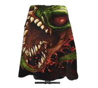 Cape De Cheveux Gueule De Serpent Vert Tablier De Coiffure D’Enfants Perméable À L'Air Anti-Taches Tablier De Barbier, Pour Adultes, Femme, Le Dyeing, 140x168cm