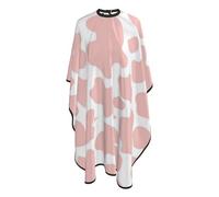 Cape De Cheveux Joli Imprimé Vache Rose Fraise Tablier De Coiffure D’Enfants Lavable Anti Statique Coupe Cheveux, Pour Adultes, Femme, Le Dyeing, 140x168cm