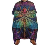 Cape De Cheveux Mandela Libellule Boho Cape De Salon De Coiffure Perméable À L'Air Réglable Tablier De Barbier, Pour Adultes, Femme, Le Dyeing, 140x168cm