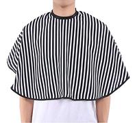 Cape de Cheveux, Robe de Coiffure Cape de Barbier en Tissu Cape de Maquillage Courte Cape de Teinture Capillaire Cape de Coiffure Imperméable Cape de Barbier Robe de Salon de Coiffure Tablier à Bavett