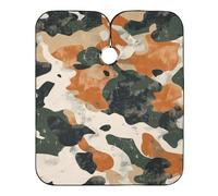 Cape De Cheveux Tache Léopard Camouflage Vintage Tablier De Barbier Réglable Tablier De Coiffure D’Enfants, Pour Adultes, Coiffure, Femme, 140×168cm