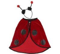 Cape de coccinelle bebe avec serre tete Taille 2-3 ans Rouge