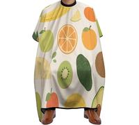 Cape De Coiffeur Avocado Nut Banana Pineapple Oranges Professional Antiadhésif Tablier De Coiffeur Antistatique Capes De Barbier Pour Studio Et Maison Protection Du Vêtement Barbiers 140X168Cm
