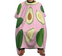 Cape De Coiffeur Avocado Nut Pink Professionnelle Tablier De Coiffeur Imperméable Cape De Cheveux Pour Coiffeurs Unisexe Protection Du Vêtement 140X168Cm