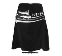 Cape De Coiffeur Black White Puerto Rico And Vintage Flag Antiadhésif Capes De Coupe Imperméable Cape De Cheveux Pour Studio Et Maison Protection Du Vêtement 140X168Cm