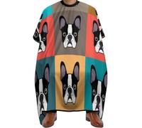 Cape De Coiffeur Bostons Terriers Tile Bulldog Dog Antistatique Capes De Coupe Professionnelle Cape De Cheveux Pour Protection Du Vêtement Unisexe Studio Et Maison 140X168Cm