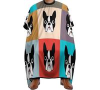Cape De Coiffeur Bostons Terriers Tile Bulldog Dog Professional Salon Capes De Coupe Antistatique Tablier De Coiffeur Pour Protection Du Vêtement Coiffeurs Barbiers 140X168Cm